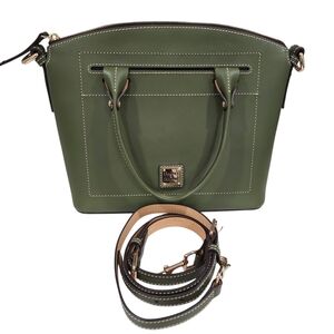 DOONEY & BOURKE BEACON DOMED SATCHEL/SHOULDER/CROSSBODY